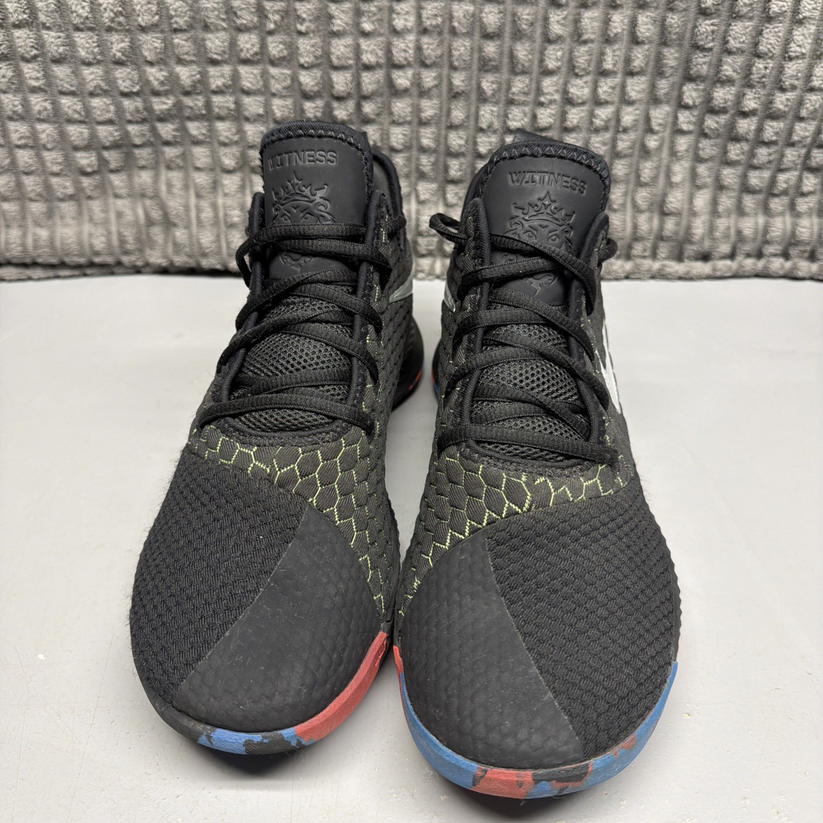Nike Air LeBron James Witness III 3 Black Multi Color AO4433-009 Men Size 8.5 A+