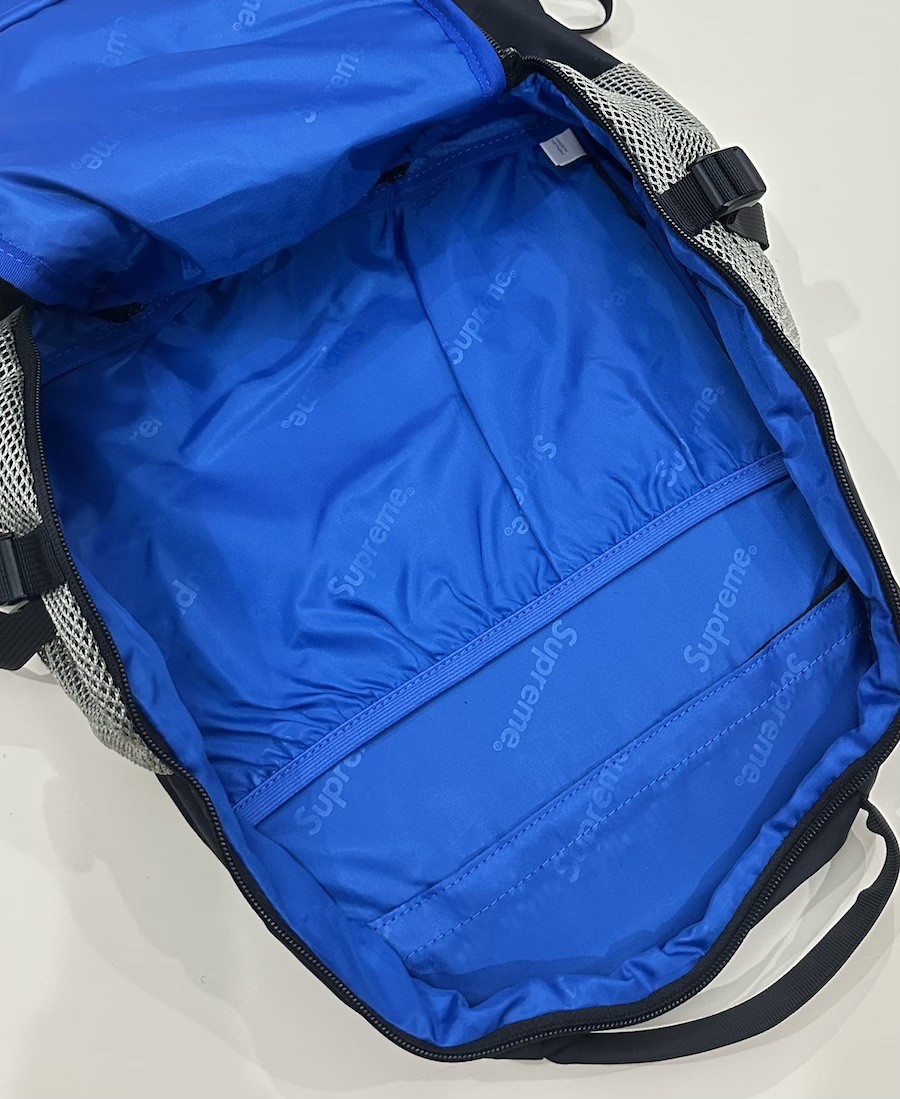 NEW Supreme FW23 3D Logo Backpack Blue Box Logo