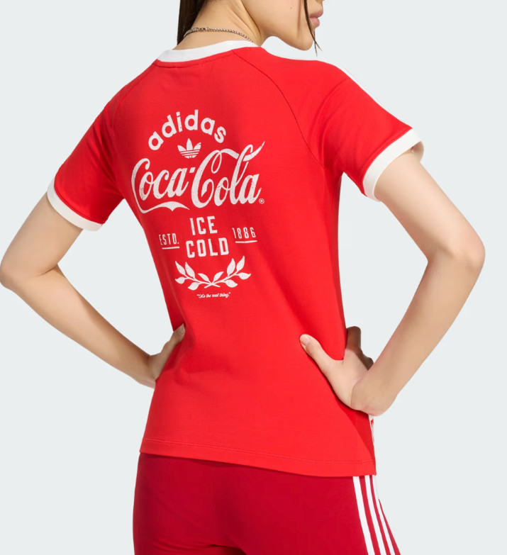 adidas x COCA-COLA Originals 3S Tee Women’s Lifestyle T-Shirts AsiaFit KY7558