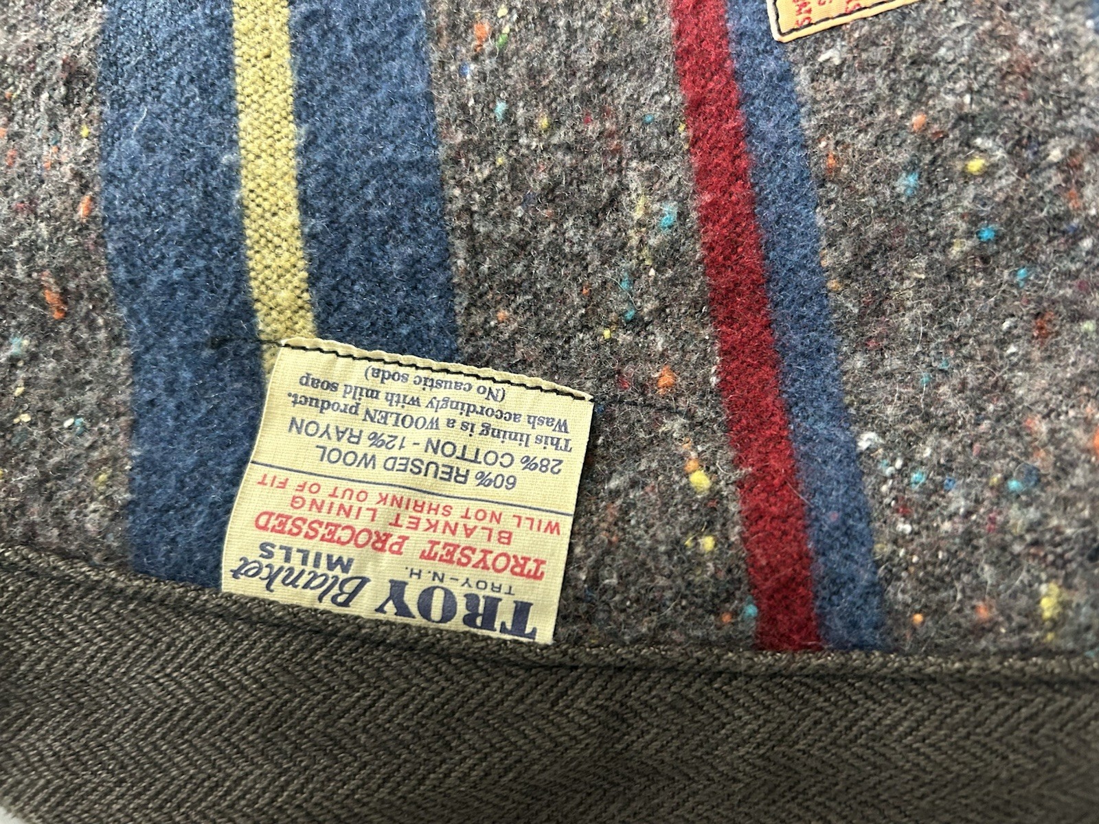 Mister Freedom MFSC Faro Sack Coat 42 HBT Gun Powder Troy Blanket Japan