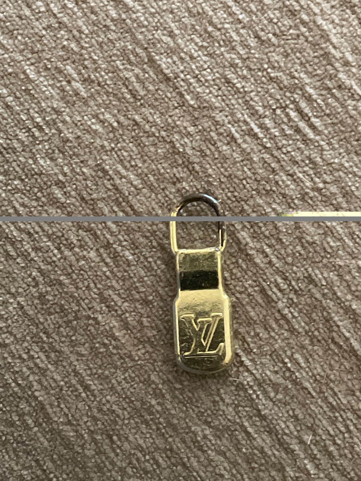 Louis Vuitton Metal Brass Zipper Pull Vintage Repair Reuse Replace Crafts