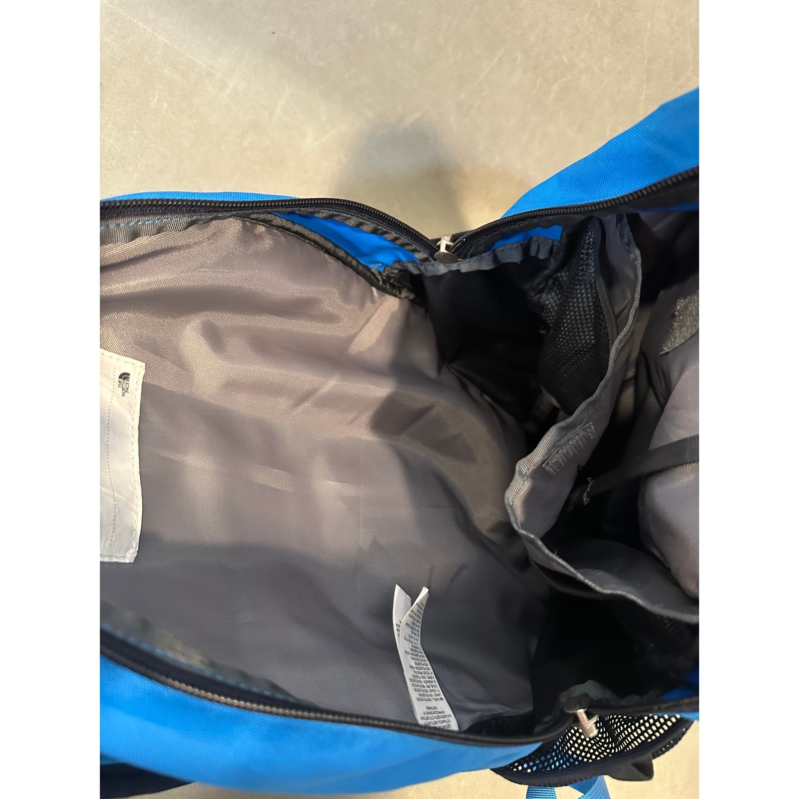 The North Face Recon Squash Kids Backpack Blue Black Daypack School Bag