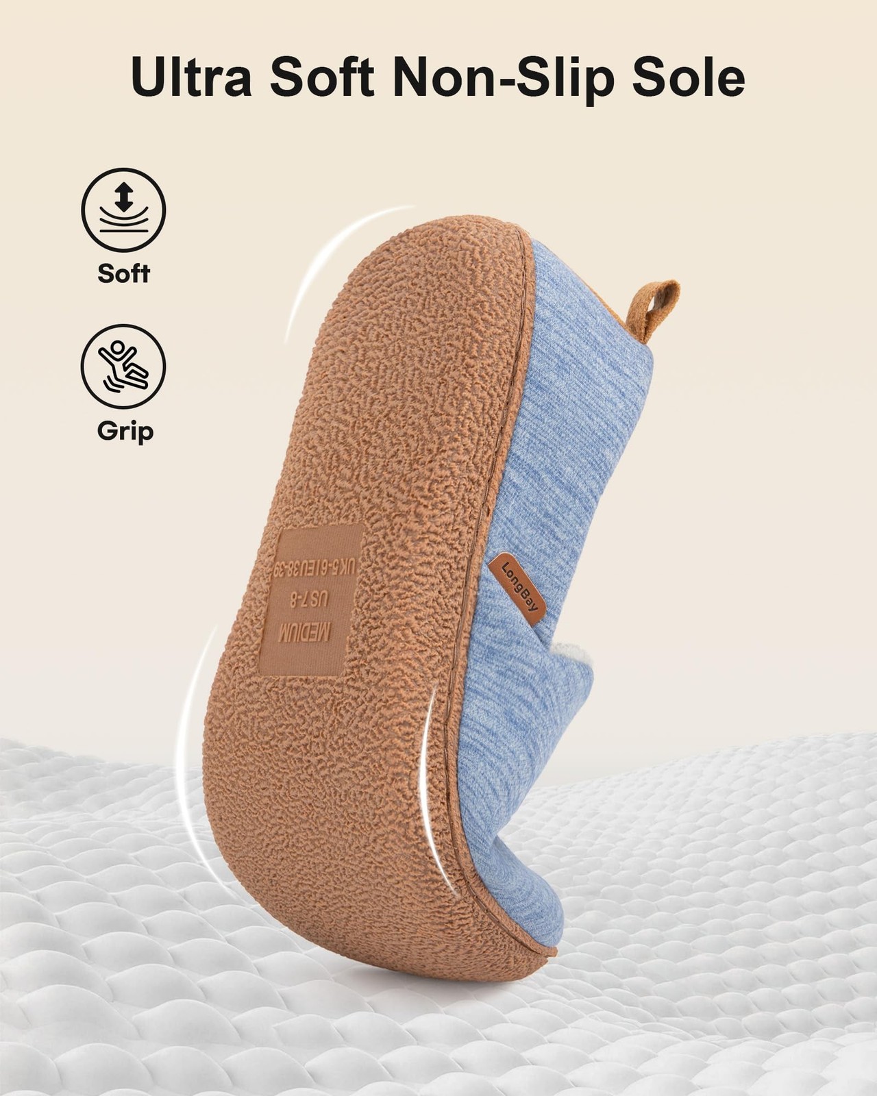 LongBay Women’s Slippers Memory Foam Cozy House Shoes for Indoor Outdoor | Br…