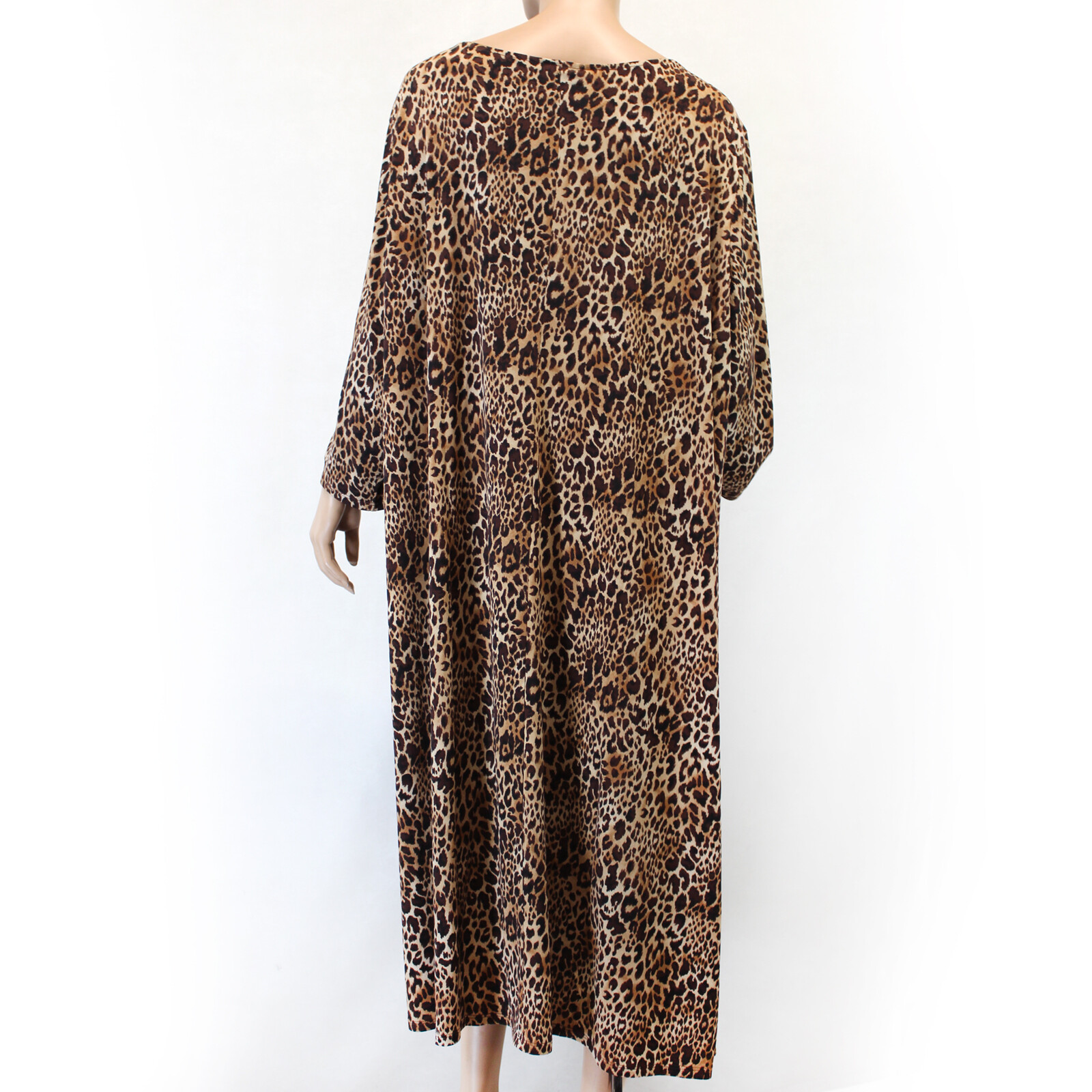 Catherines Plus Size Animal Print Maxi DRESS 5X 34/36
