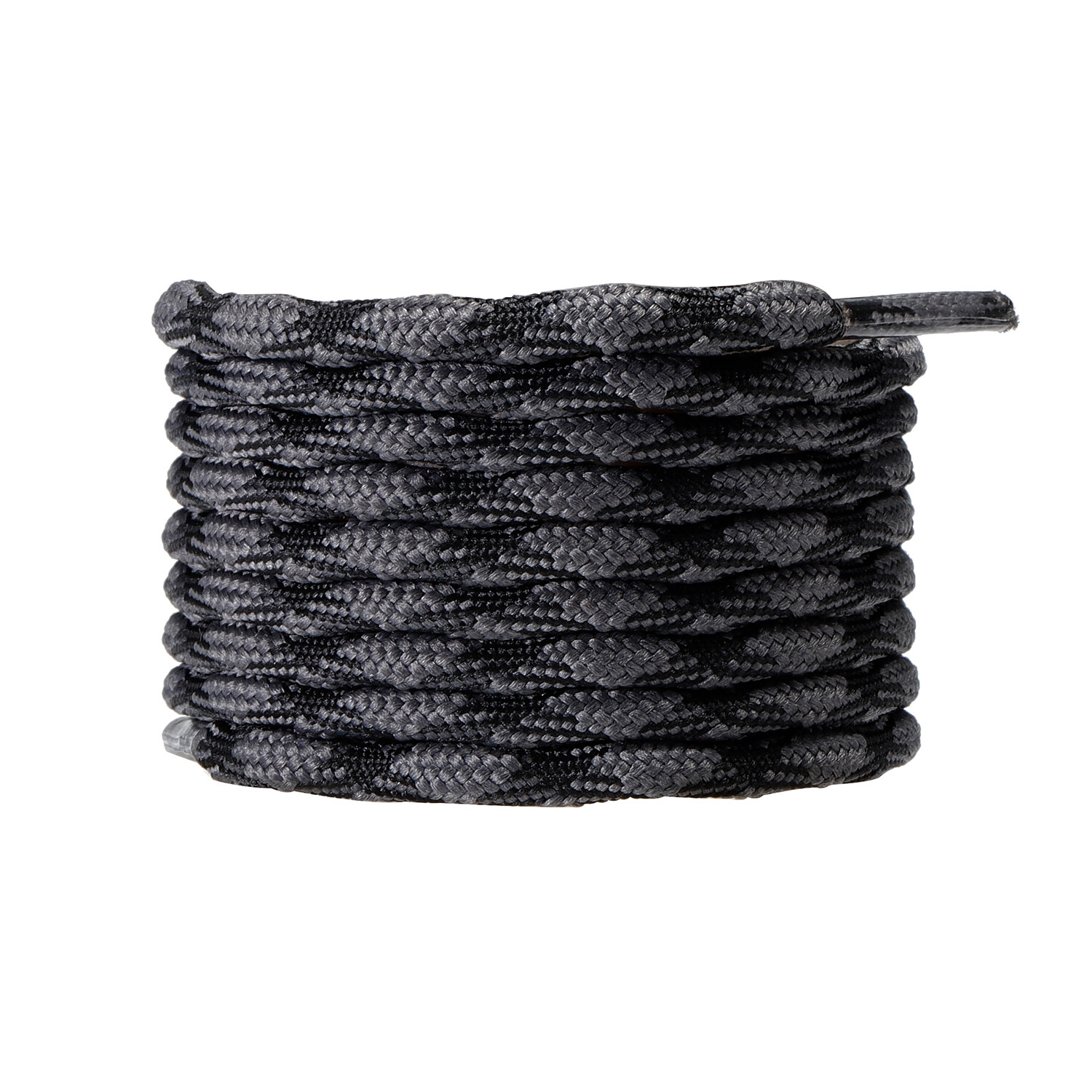 1Pair Wave Gray Black Hiking Work Boot Shoe Laces for 5 6 7 8 eyelets Stay Tied