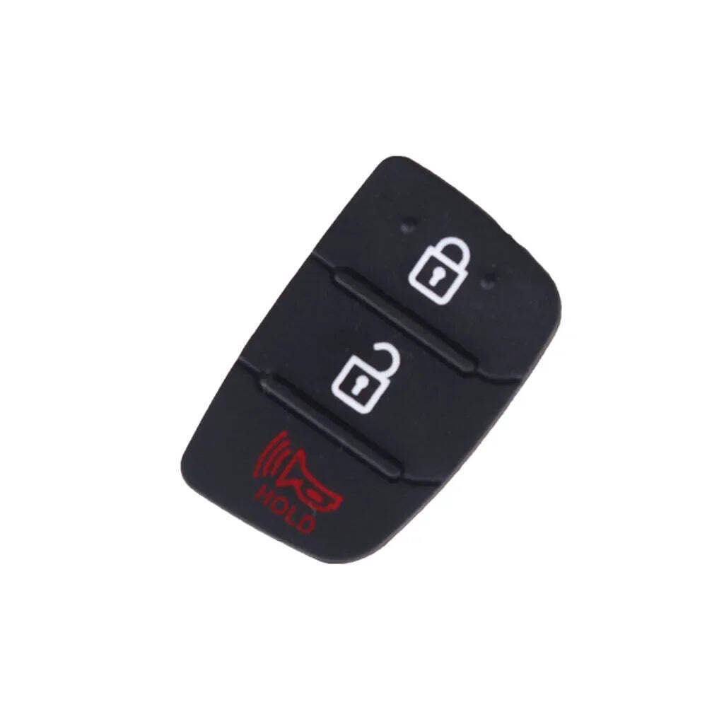 KEYYOU Soft Silicone Key Button Pad 3 4 Buttons Car Remote Key Shell For Hyundai