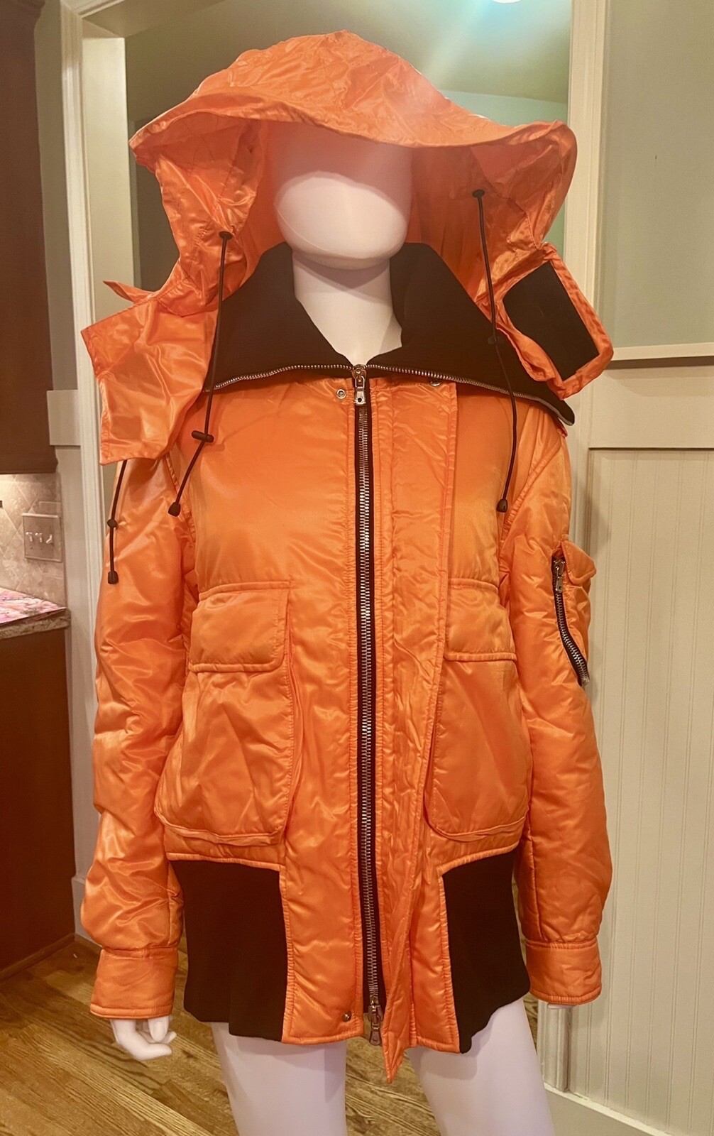 New Dolce & Gabbana Puffer Coat 42 44 46 6 8 10 Jacket Hood Men Women M L XL