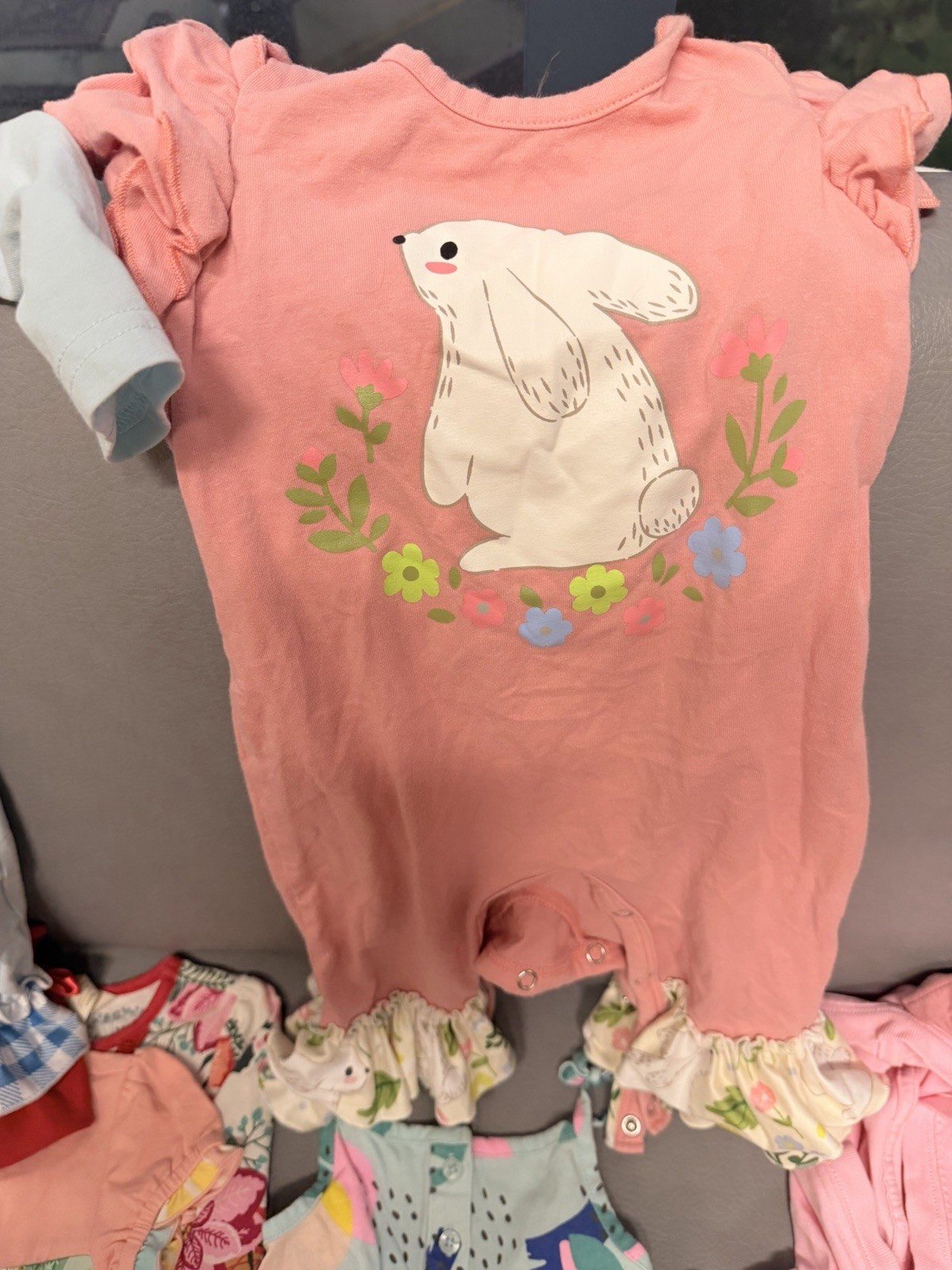 Lot of 9: Baby/toddler Swim Suit, Dresses, One-pieces, Size 9-12 Months