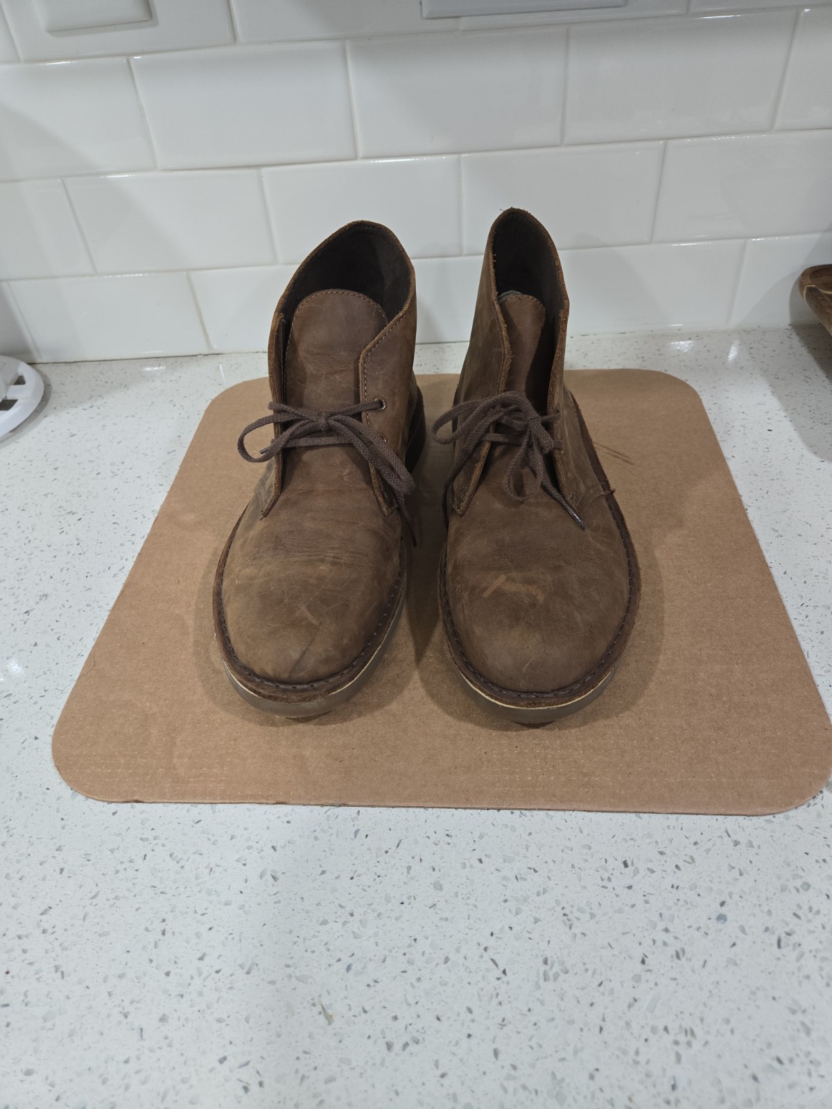 Clarks Men’s Bushacre 2 Boot Beeswax Leather Size 9.5 – Brown