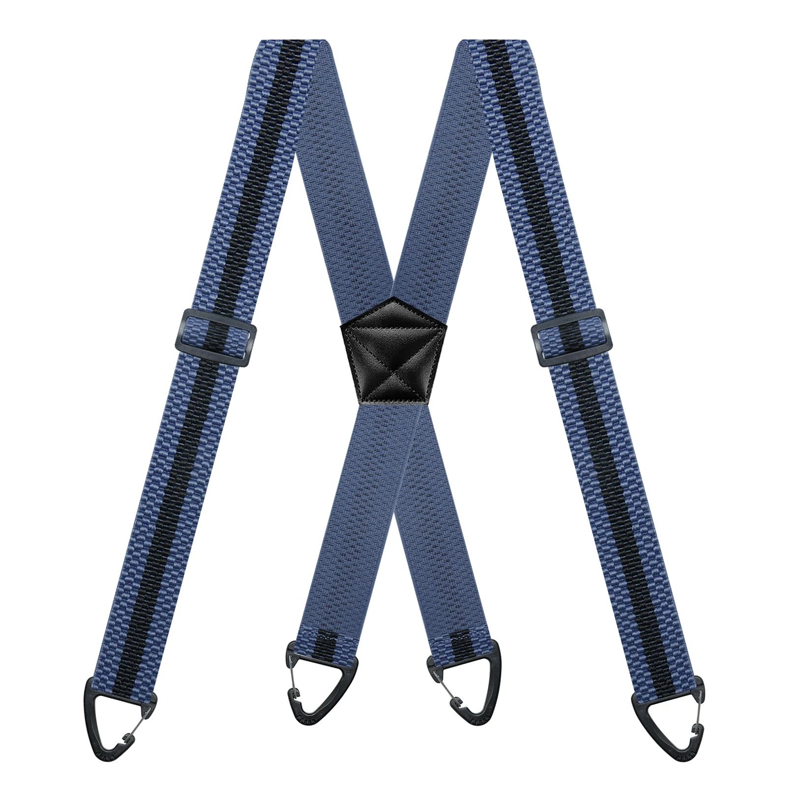 Suspenders for Men Heavy Duty, X Shape Back Hidden Suspender 1.5″ Under Clothing