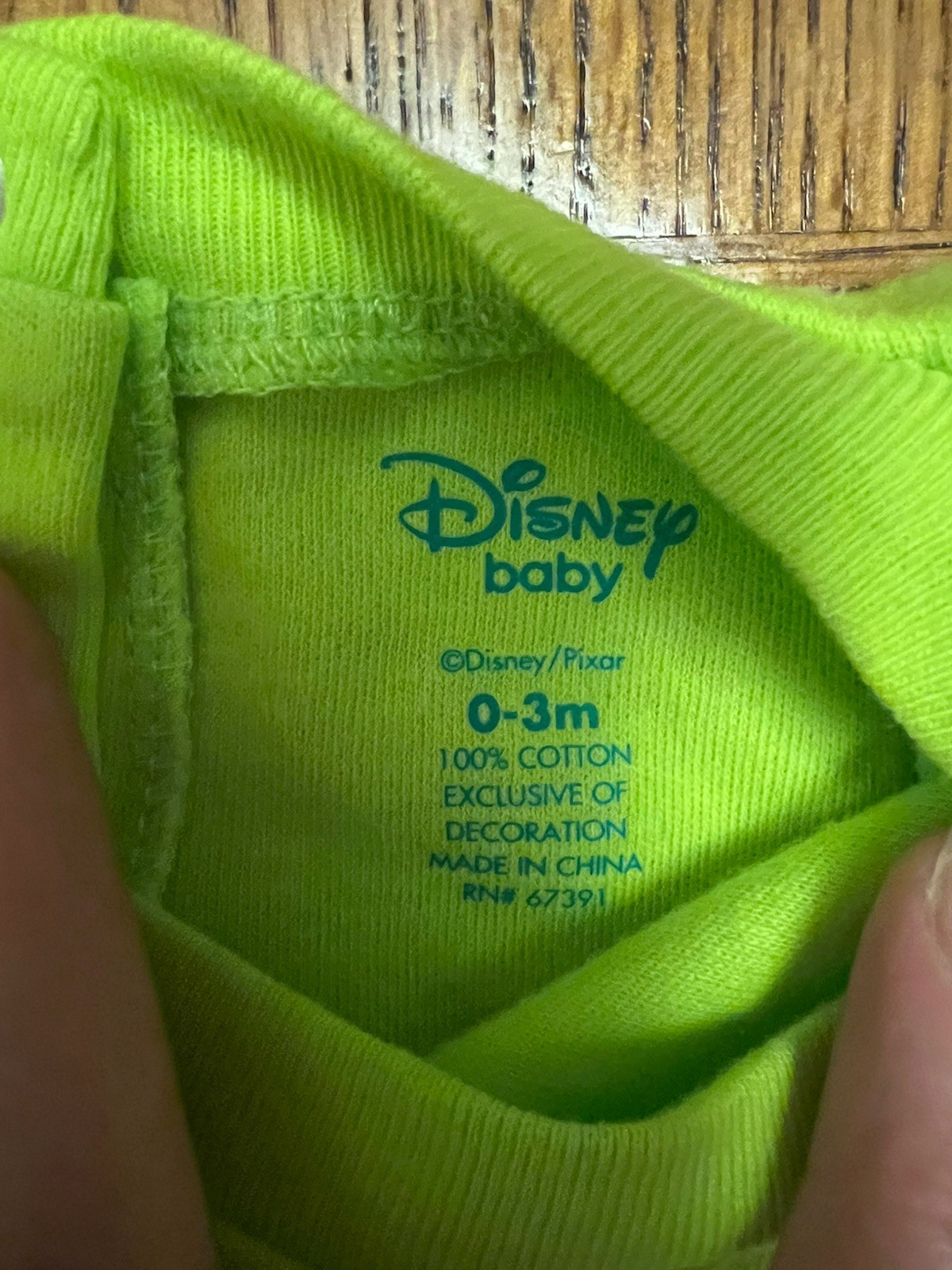 Disney Baby Monsters Inc Mike Wazowski Footed Sleeper 0-3M NWT Babies R Us