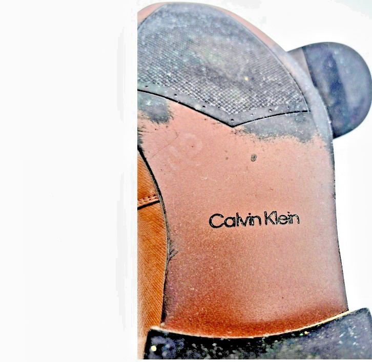 Calvin Klein Men’s Malcome Tan Bit Loafers Slip-On Shoes Size 9.5 M Preppy Style