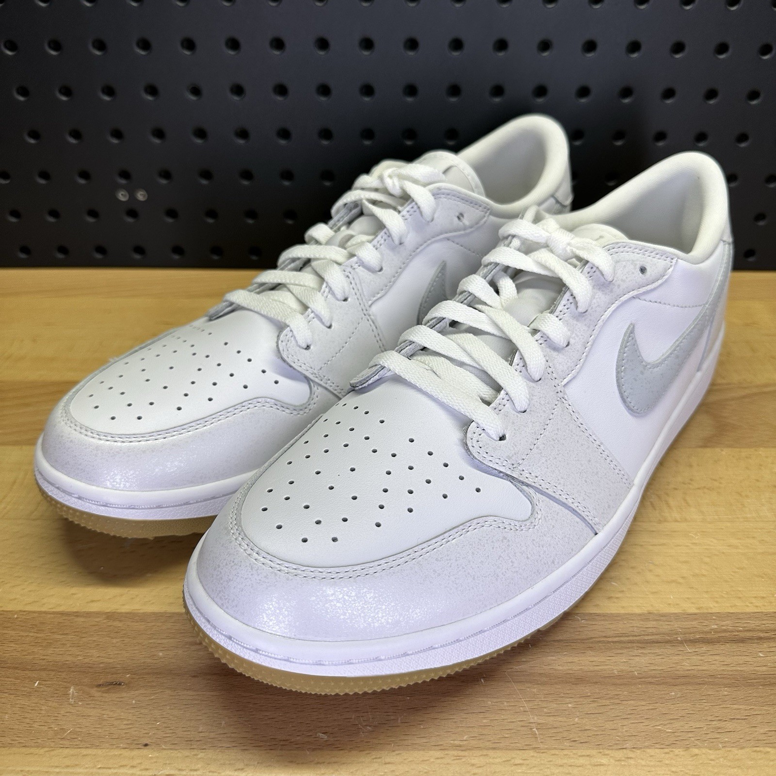 Nike Air Jordan 1 Low G Golf White Gum Shoes DD9315-111 Men’s Size 10.5