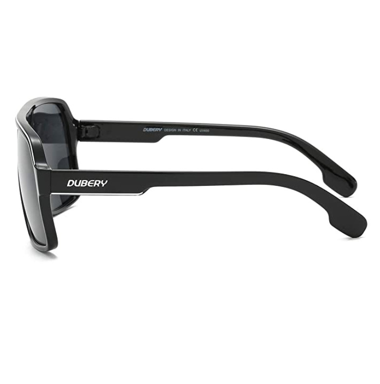 DUBERY Sport Polarized Sunglasses For Men Women Oversize Driving Fishing Glasses
