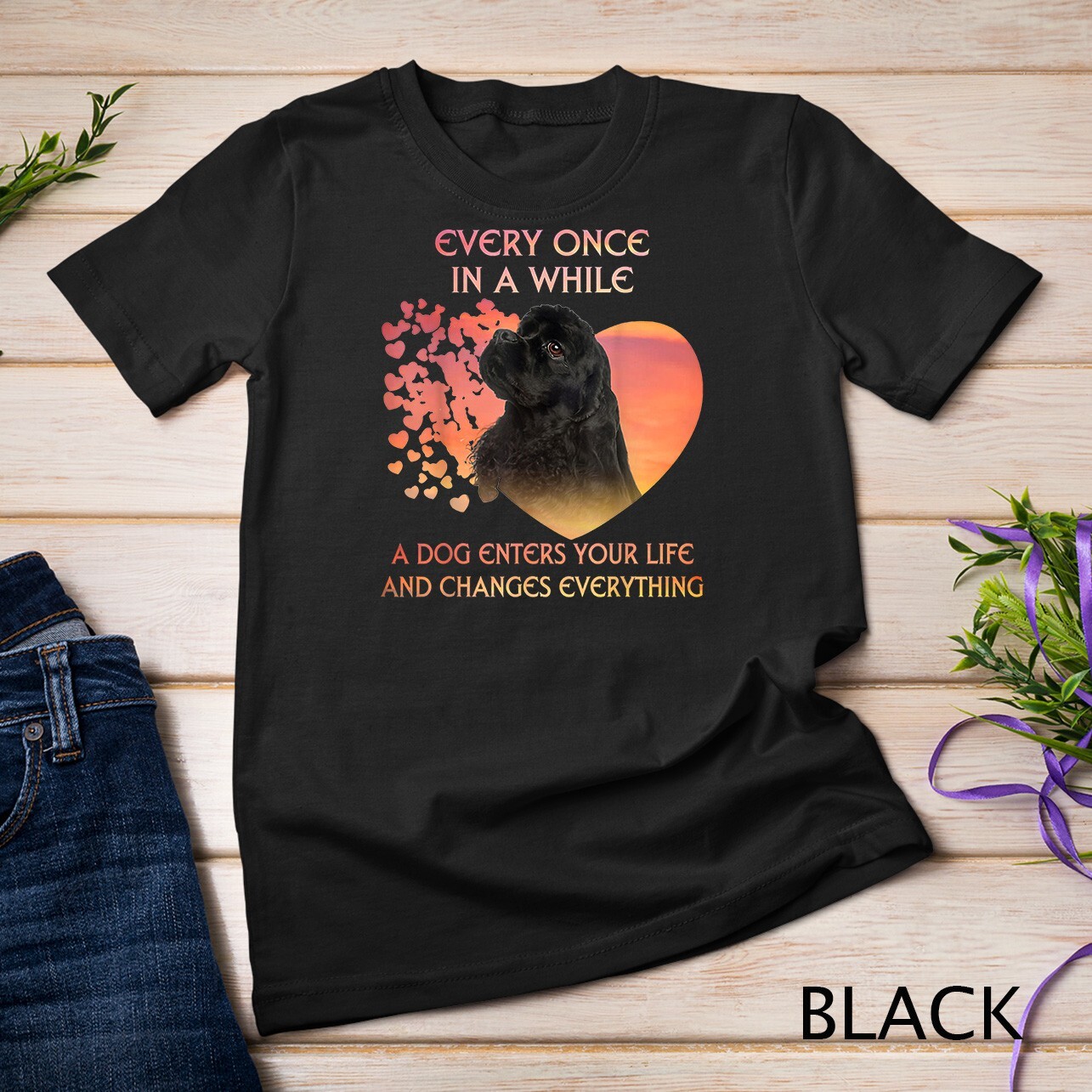 Every Once In A While American Cocker Spaniel T-Shirt Unisex T-shirt