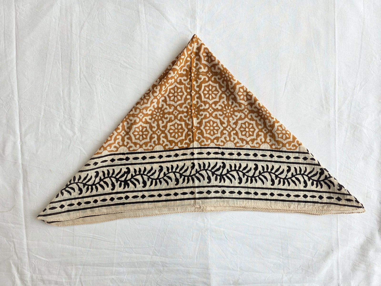 Multi-Purpose Head Scarf Handmade Block Print Bandana | 100% Cotton Head Scarf