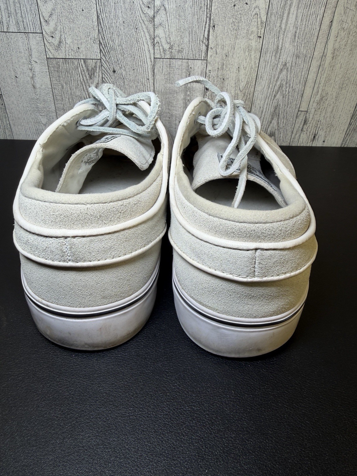 Nike SB Zoom Stefan Janoski Summit White Suede Skate Shoes 333824-109 Mens 9
