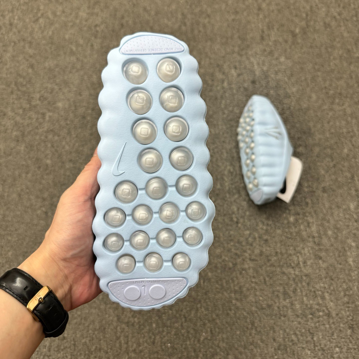 Nike x Travis Scott Mind 001 Light Blue Slip-On Clog Slippers