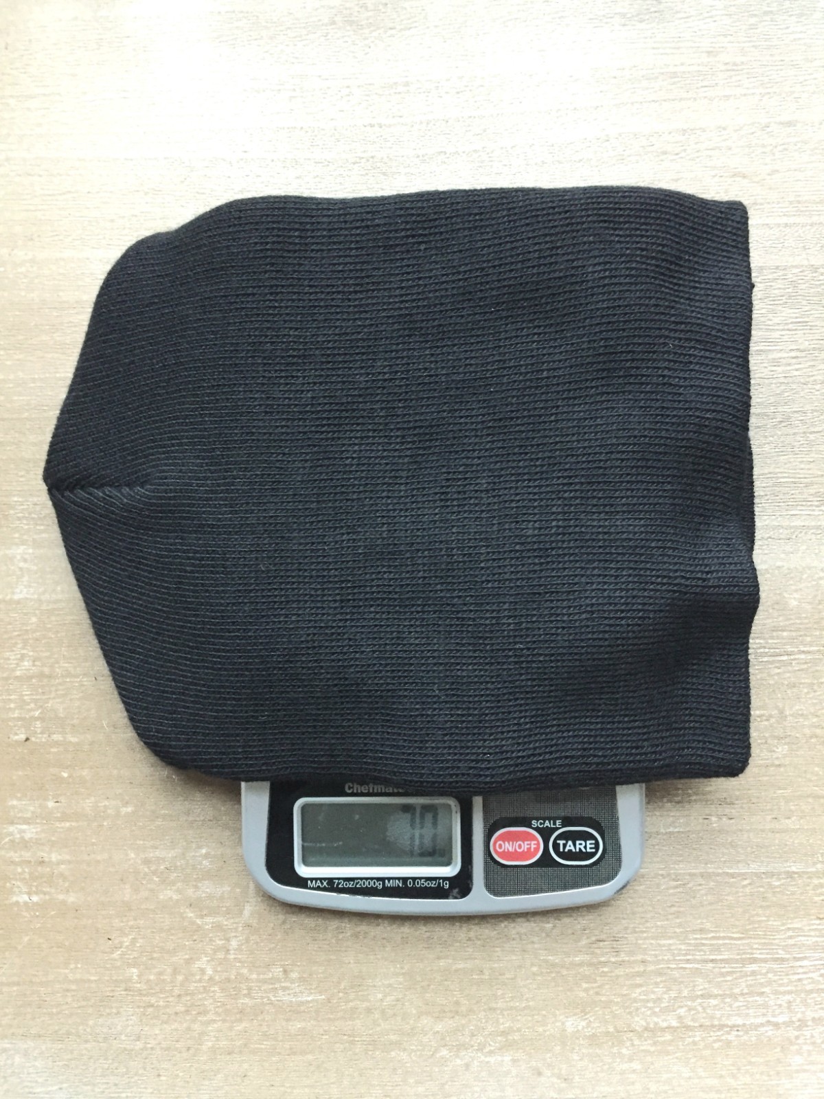 8.5in Beanie UltraSpun Heavy Weight Polyester Knit Hat Skull Cap Black USA MADE