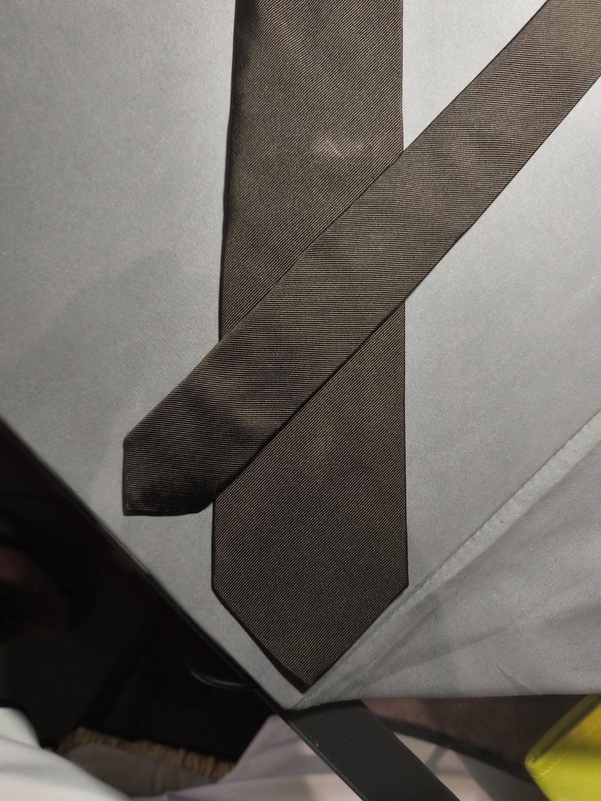 Corneliani Trend – Brown Solid Color Silk Tie Made in Italy