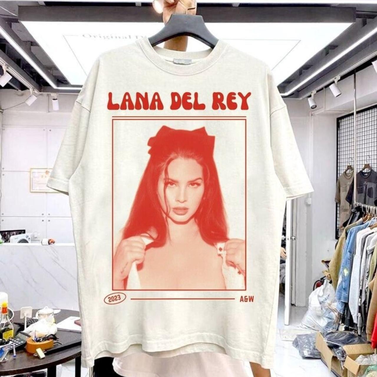 Lana Del Rey Graphic Rare Design White short sleeve Unisex T-shirt KH15378