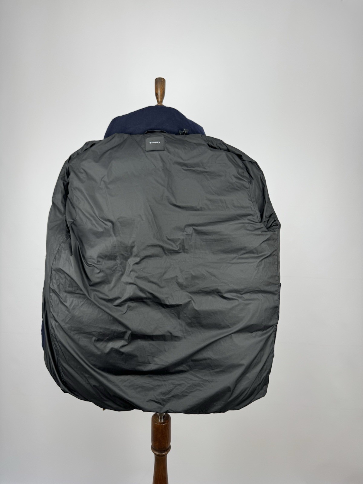 Theory Bowen Storm Wool Down Jacket Navy Blue Men’s Size M Puffer Coat
