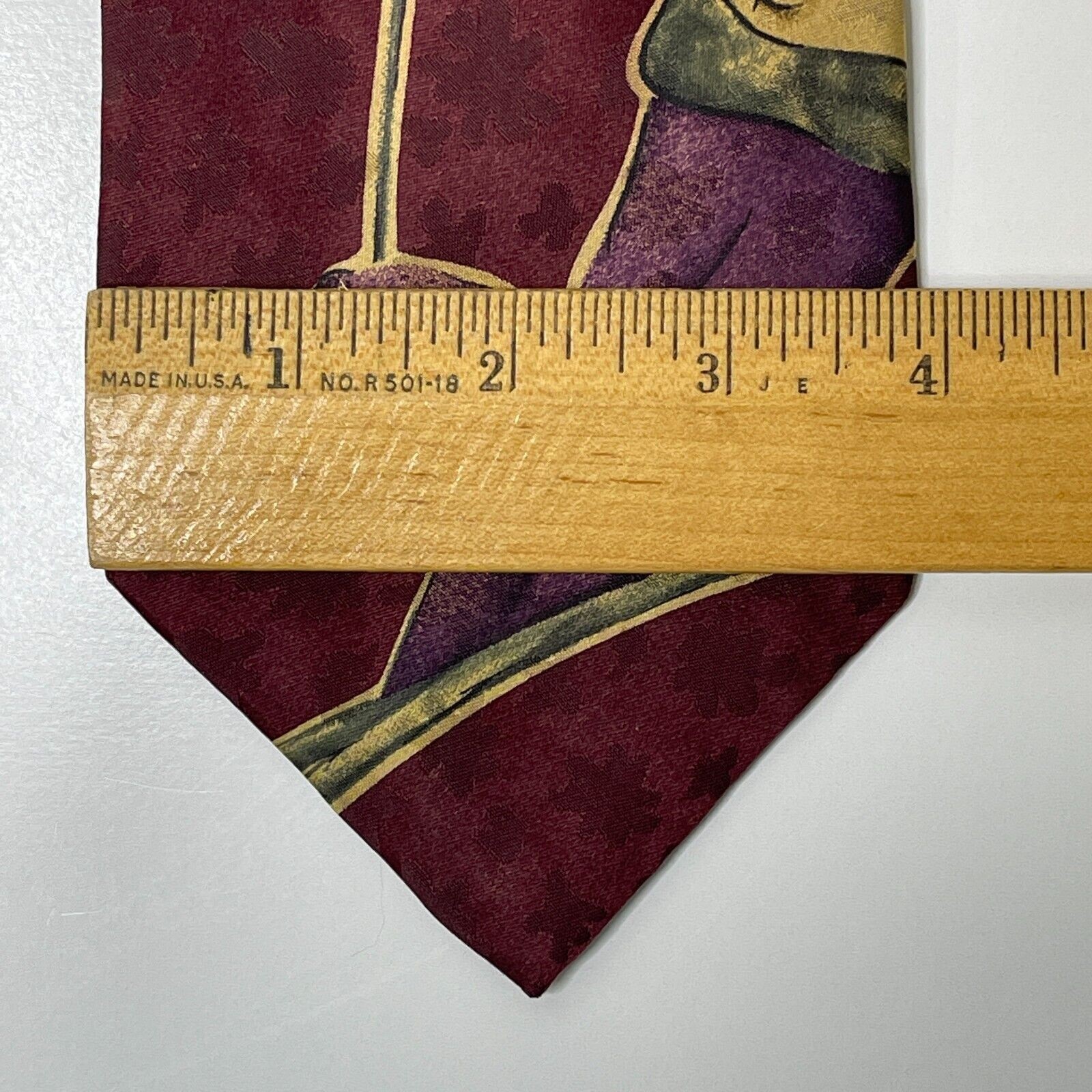Swing All Silk Men’s Necktie Abstract Pattern Multicolor Casual Tie Made in USA
