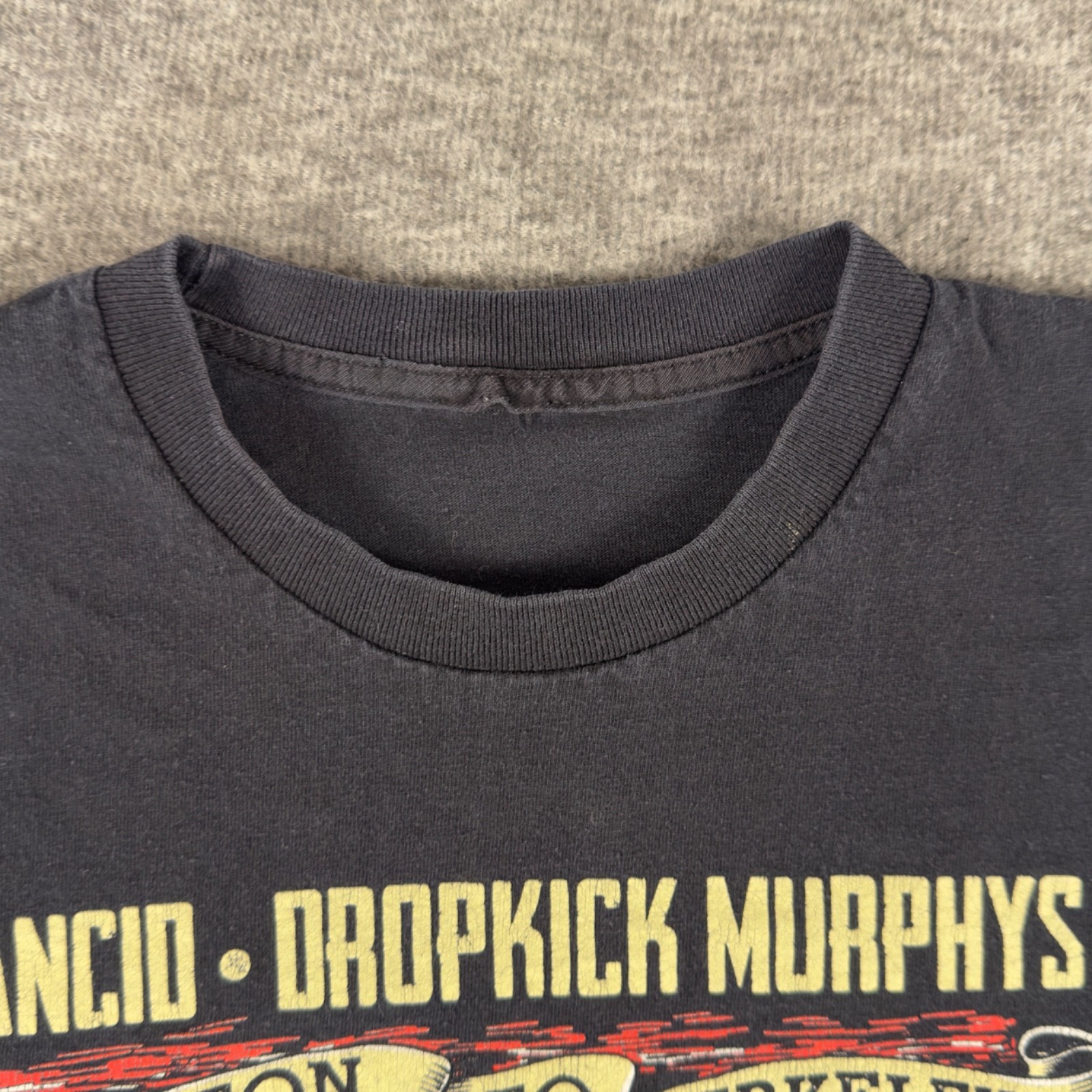 Rancid Dropkick Murphys Shirt Mens Medium From Boston to Berkeley Tour 2017