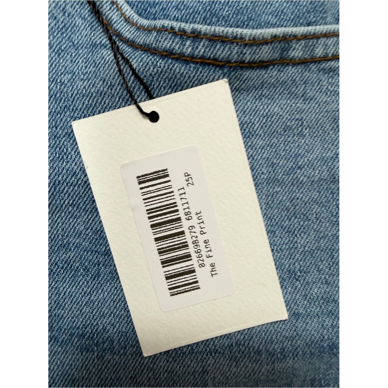 The Fine Print Jeans 25P Petite High Rise Straight Bootcut NWT