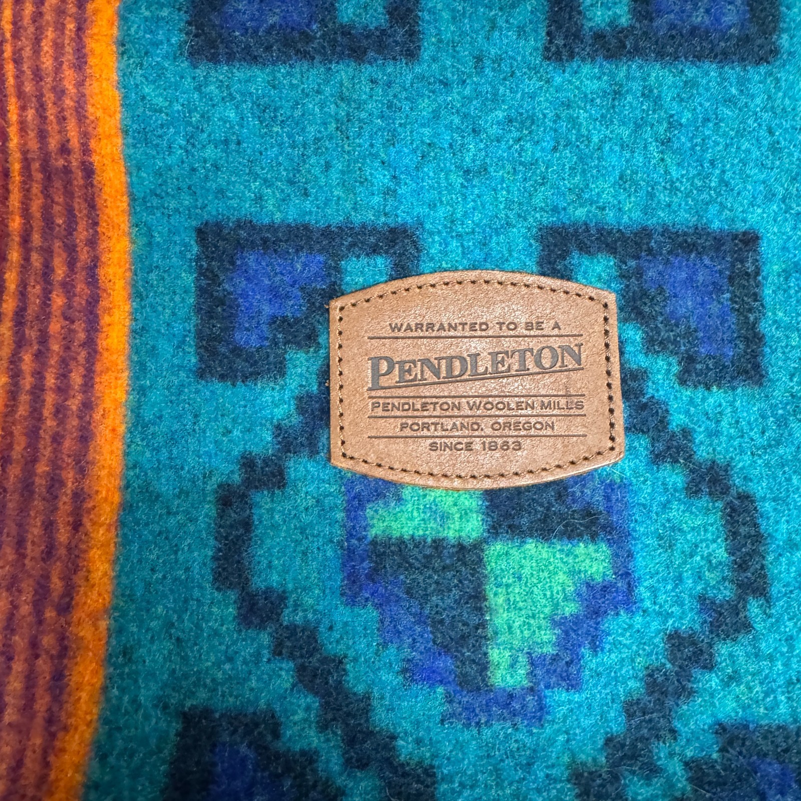 Pendleton Wool Messenger Bag, Portfolio Case, Tartan Travel Clock Lot USA