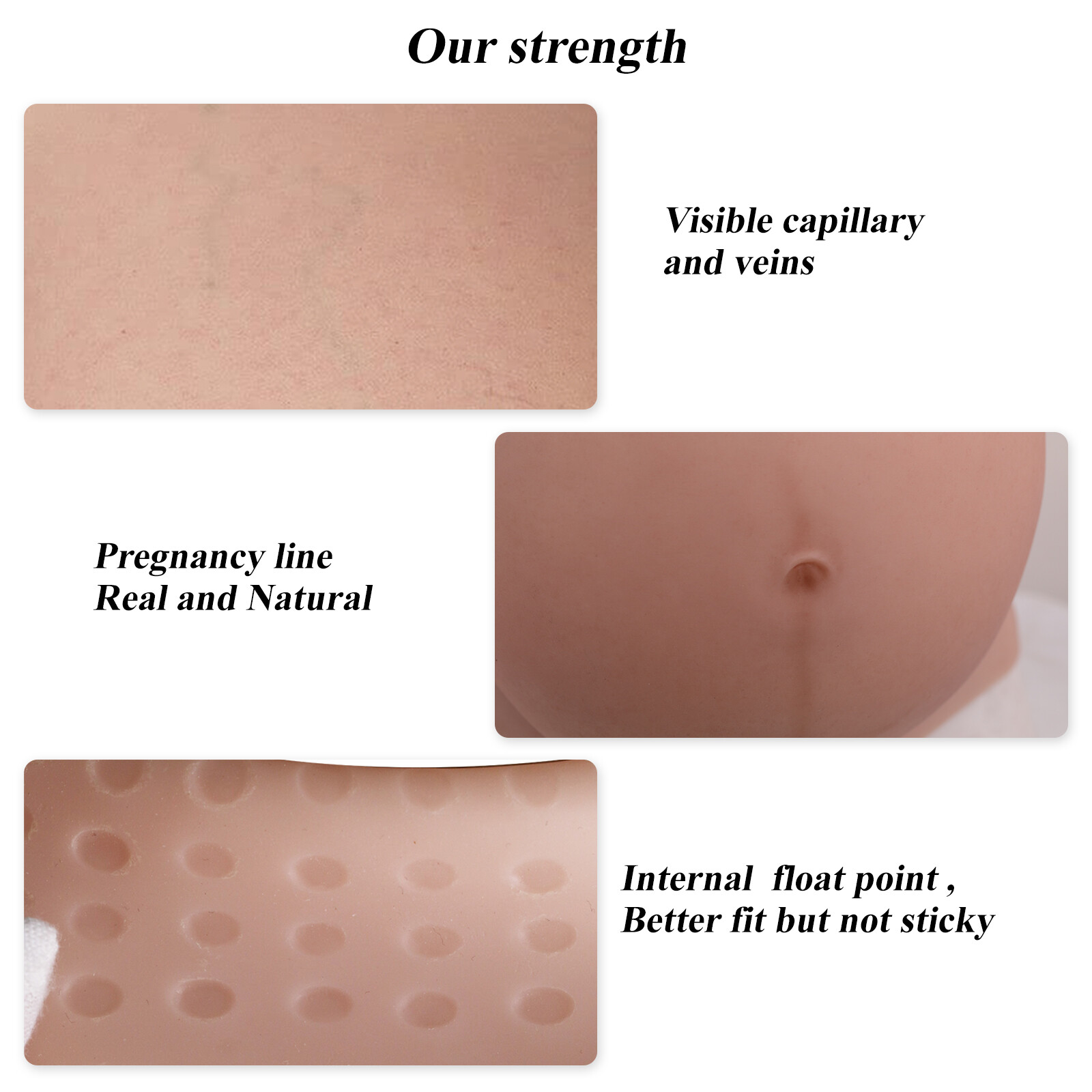 Silicone Pregnant Belly Artificial Belly Prosthetics Fake Pregnancy Belly Prop