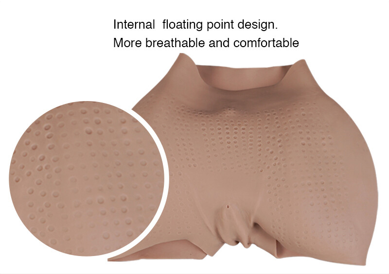 Realistic Silicone Fake Vagina Panty Hip Buttock Shaping Pants For Crossdresser