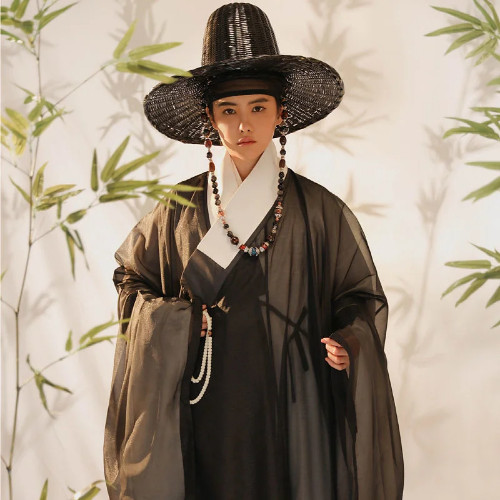 Men’s Ancient Chinese Ming Dynasty Hanfu Traditional Hanbok Cosplay Costume