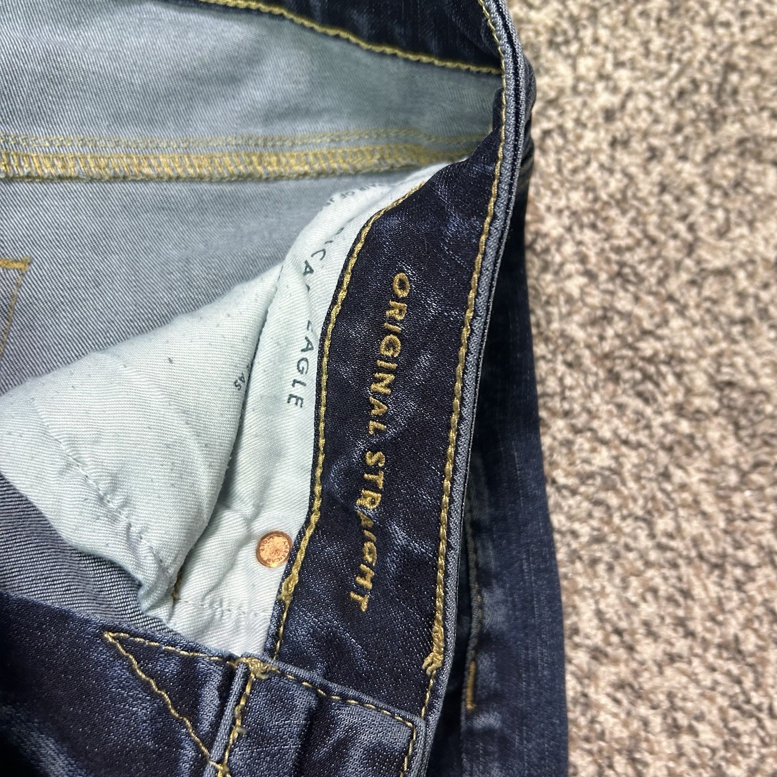 American Eagle Jeans Men Blue Next Level flex Original Straight Size 31×32