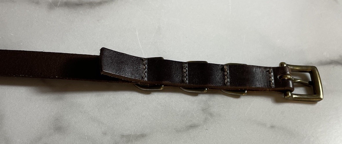 R.M.Williams Men’s Brown Leather Solid Belt Adjustable Size 36/91