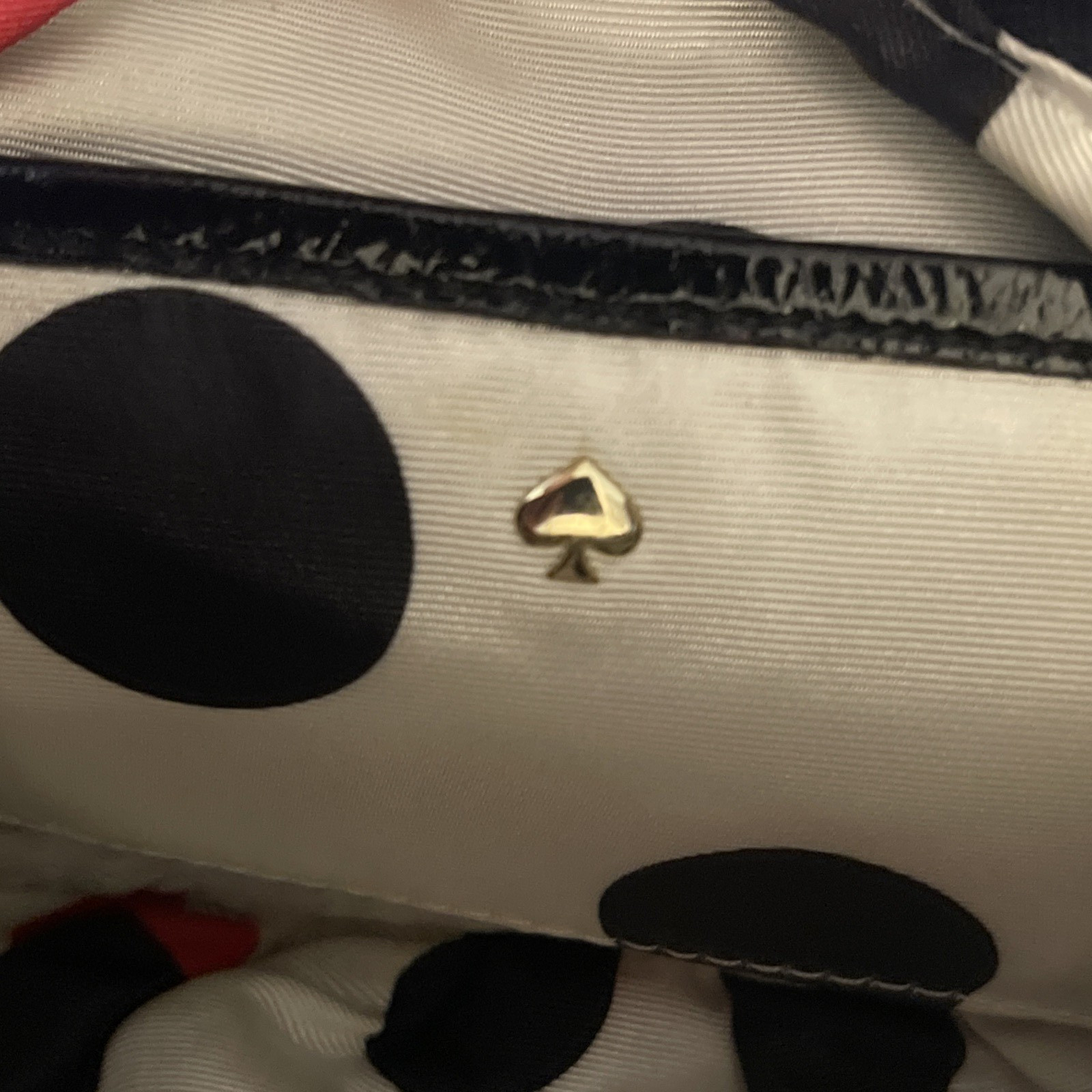 Kate Spade Greta Black Nylon Crossbody Chain Strap Purse Bag