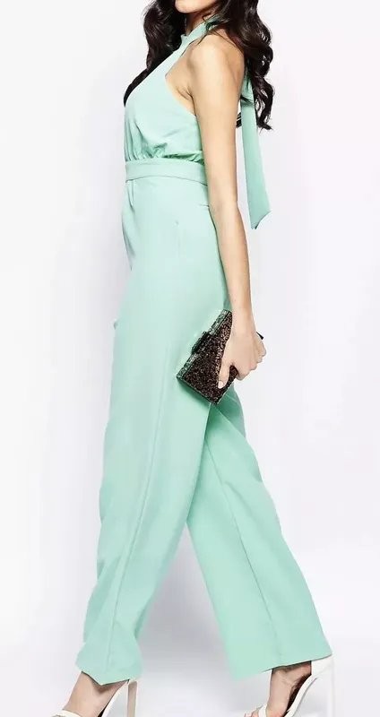 Women Forever Unique Turquoise Jumpsuit 38 / M /