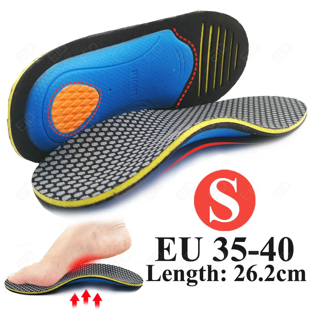Orthotic Insoles Arch Support for Plantar Fasciitis Flat Feet Heel Pain Relief N