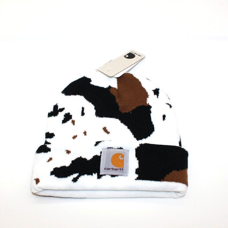 Unisex Cow Acrylic Watch Hat Beanie Winter Knit Cap Authentic Mens Lady