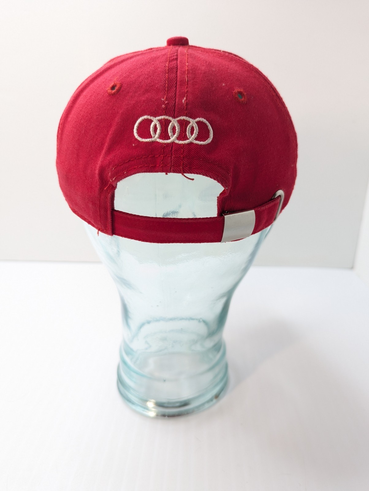 Genuine Audi Hat Exclusive Edmon Concept Adjustable Red Cap Buckle Strap Back