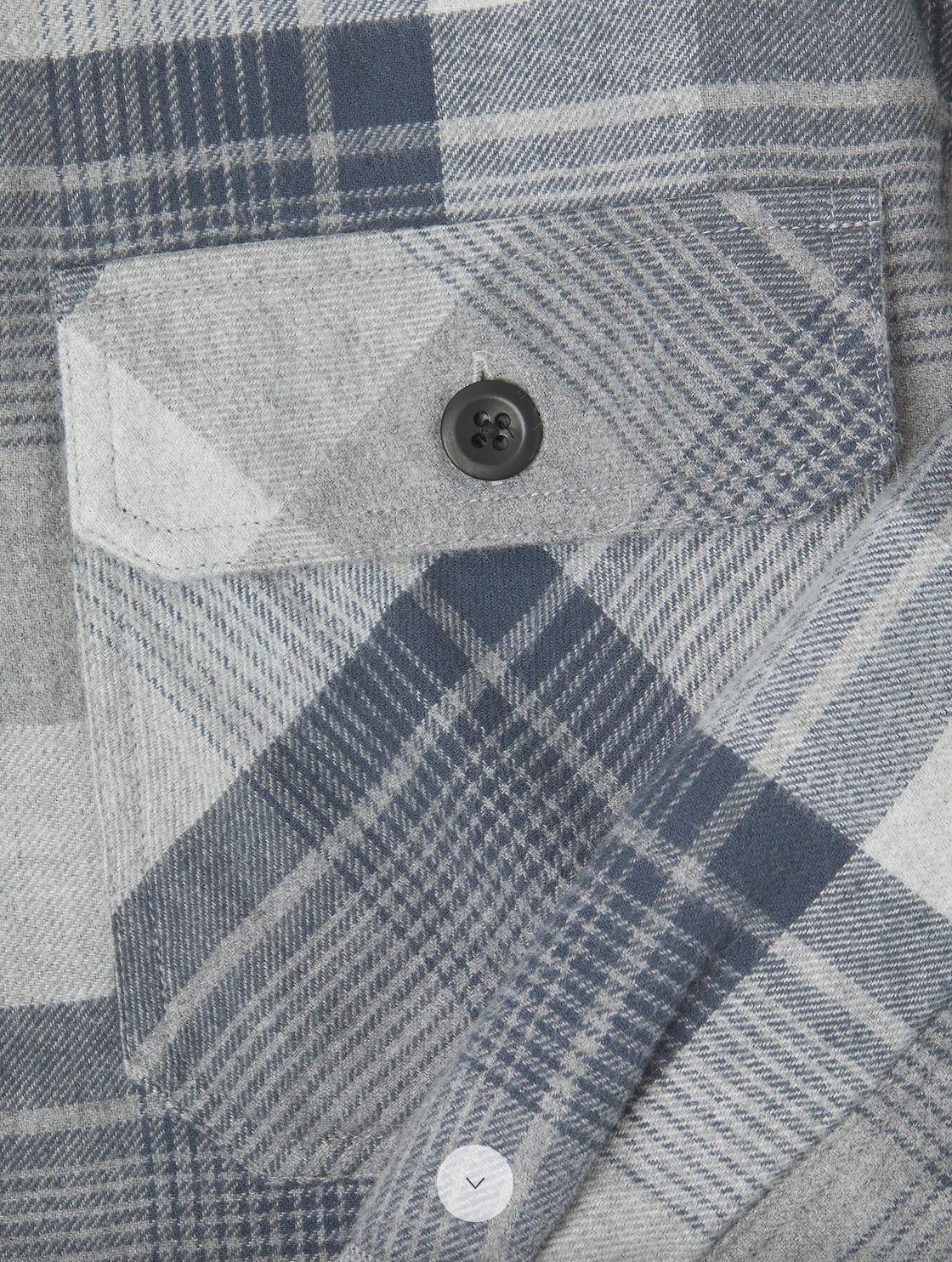 RAILS Worthing Checked Shirt Jacket In Grey Size M Orig. $228 NEW