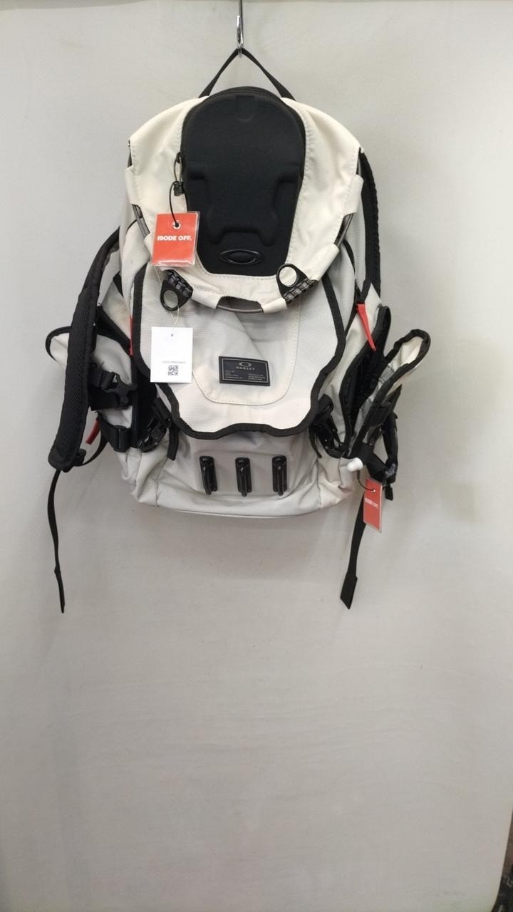 OAKLEY Kitchen Sink Backpack White Tactical Travel Bag Used