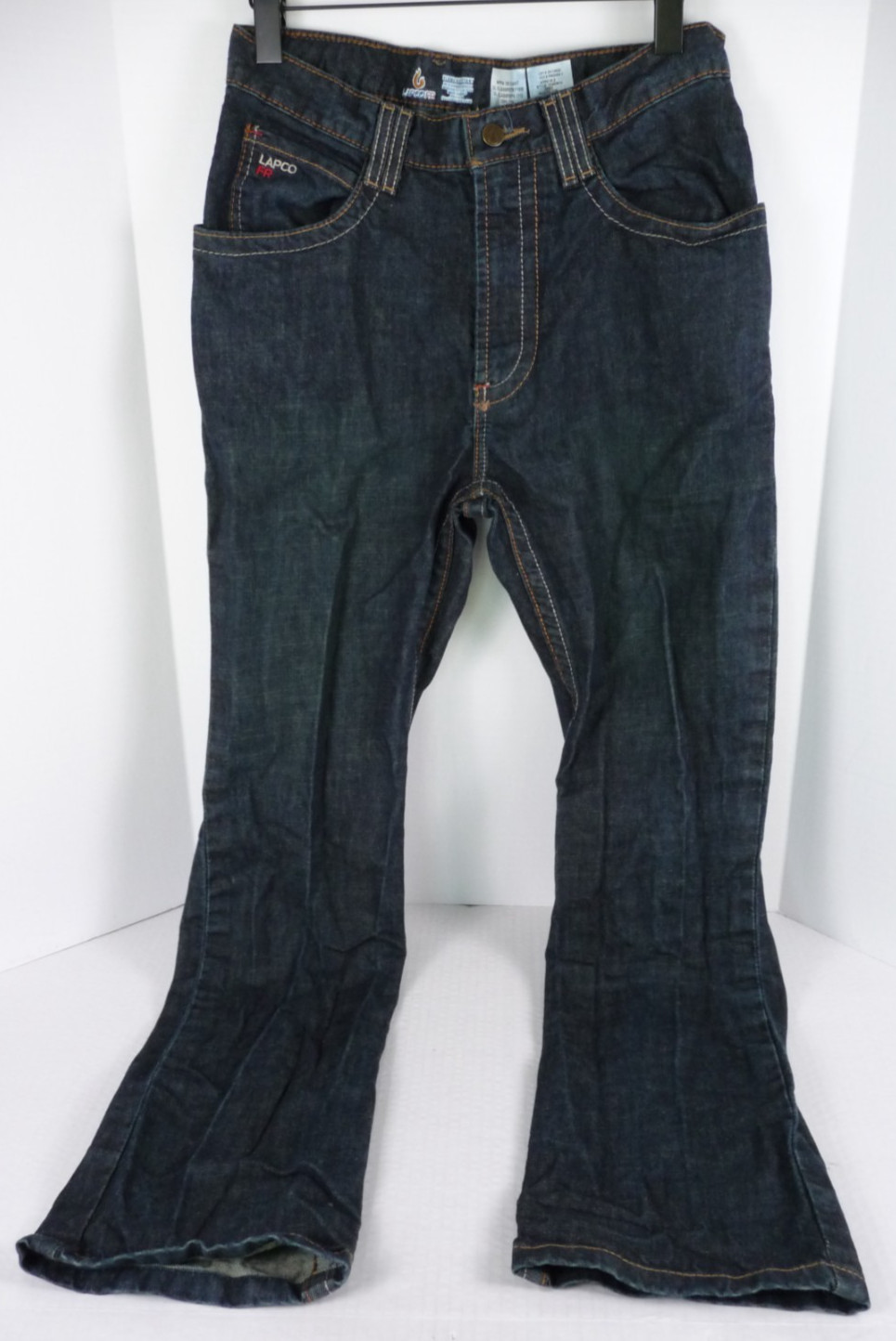 Lapco FR Mens 10 oz. Modern Jeans Flame Resistant 30×32 Blue P-INDM10 ATPV 15.2