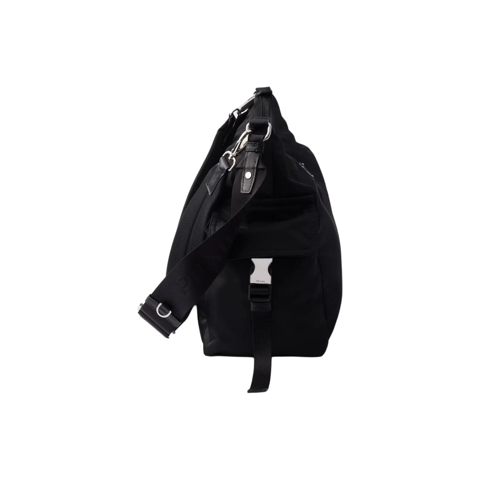 PRADA Re-Nylon Explorer Single Shoulder Bag Men’s Black 16.9*5.9*11.6 in