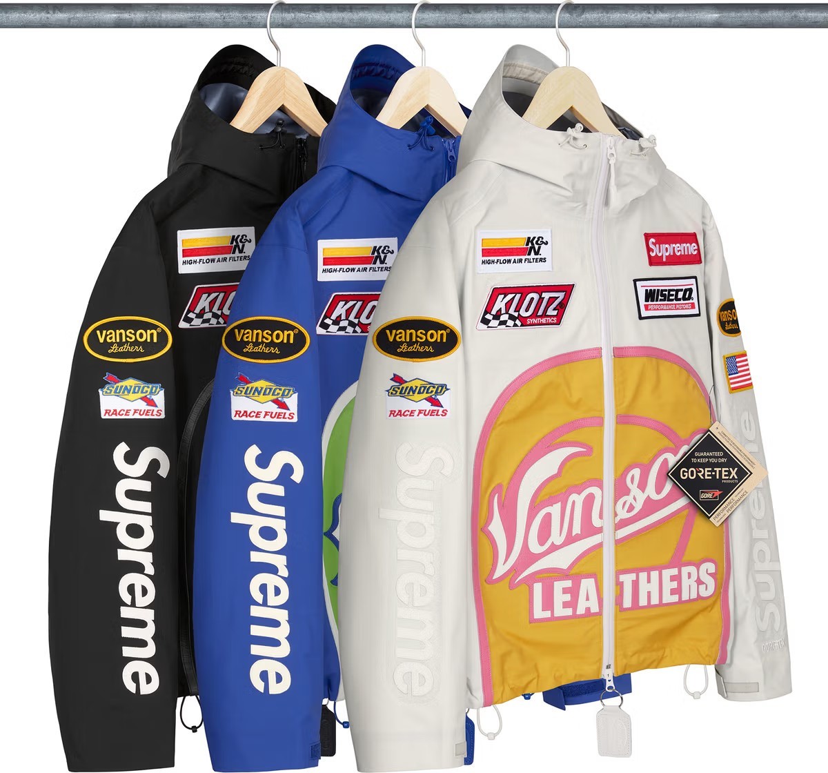 Sup reme® Van son Leathers/GORE-TEX Shell Jacket Royal