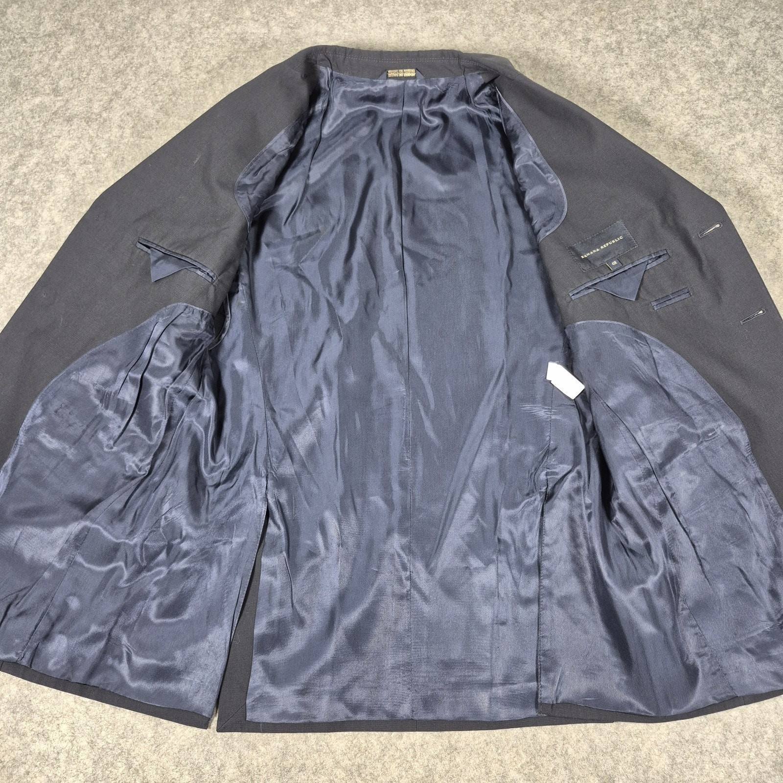 Banana Republic Blazer Mens 42R Gray Wool Blend Sports Coat Suit Jacket