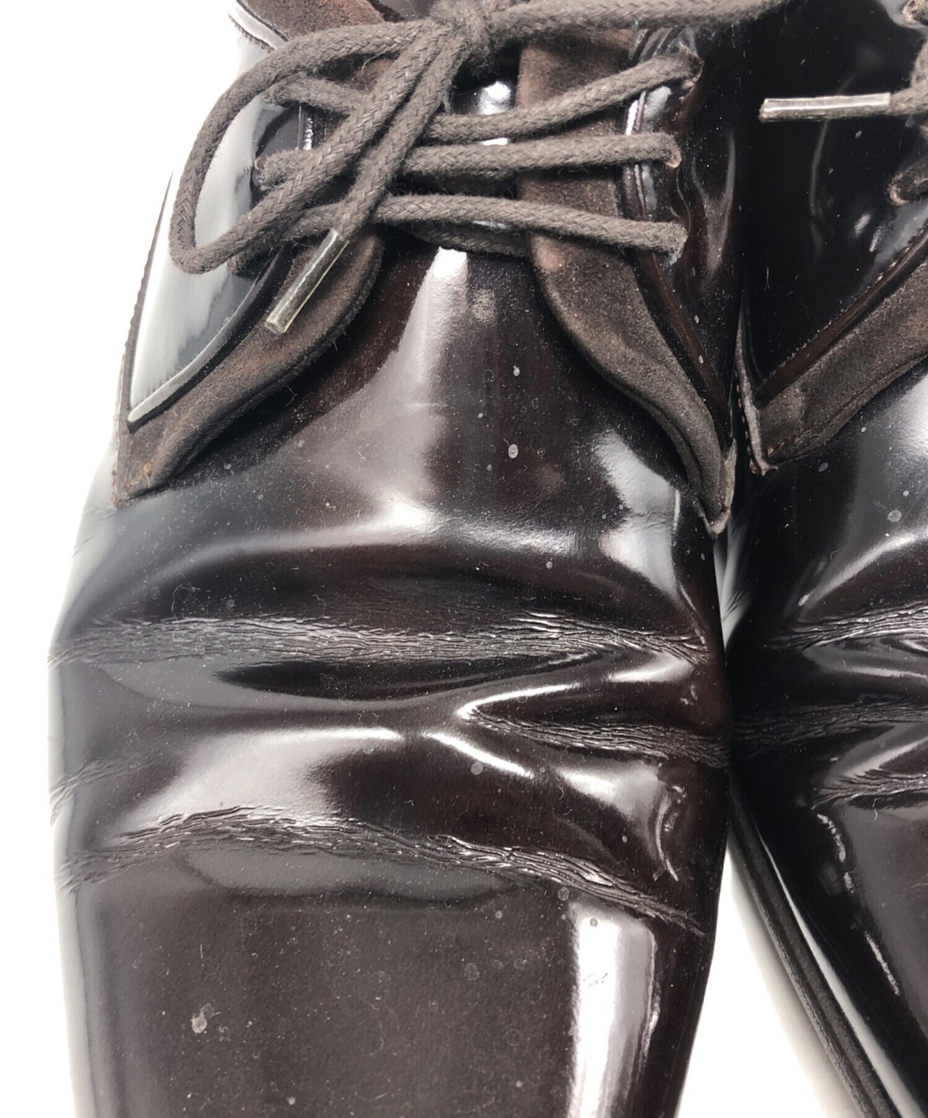 Dolce & Gabbana 3-Hole Enamel Shoes BFl26