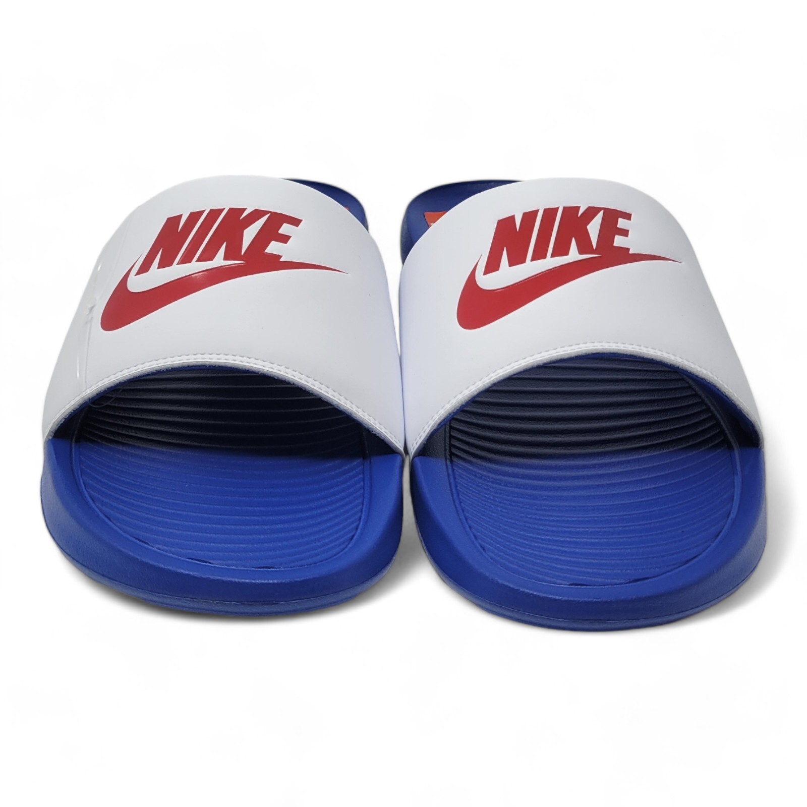 Nike Victori One Athletic Slides Men’s Sizes 14/15 Red/White/Blue Sport Sandals