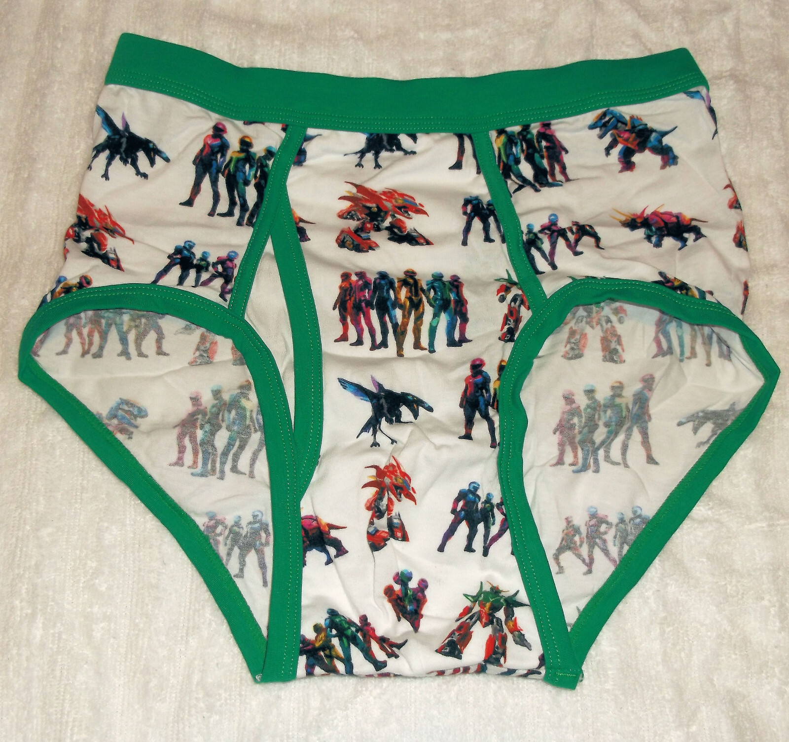 Men’s Pattern / Cartoon / Colored Waistband Adult Briefs Underwear S, M, L