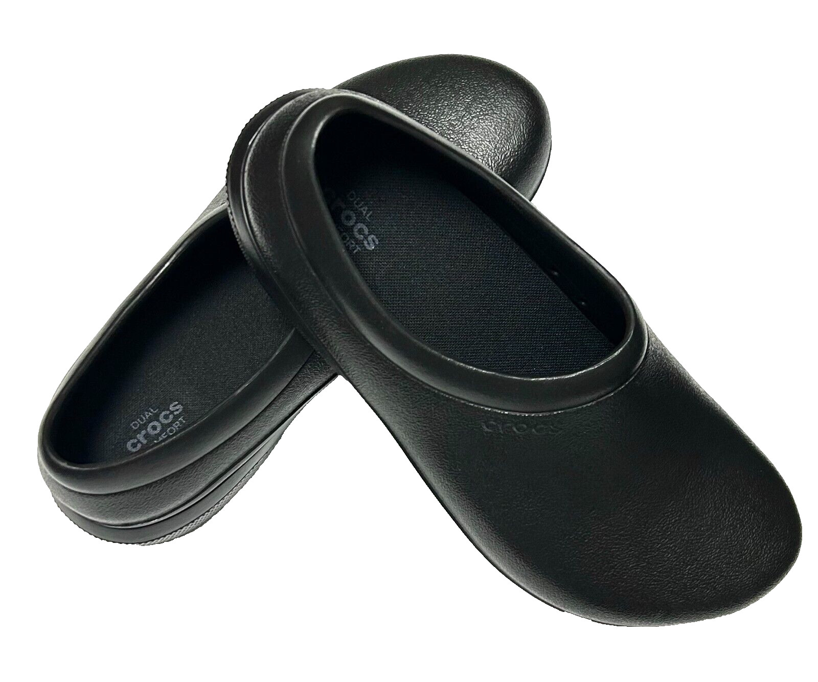 Crocs On The Clock Slip Resistant Shoes Work Slip On Mens Size 12 Black